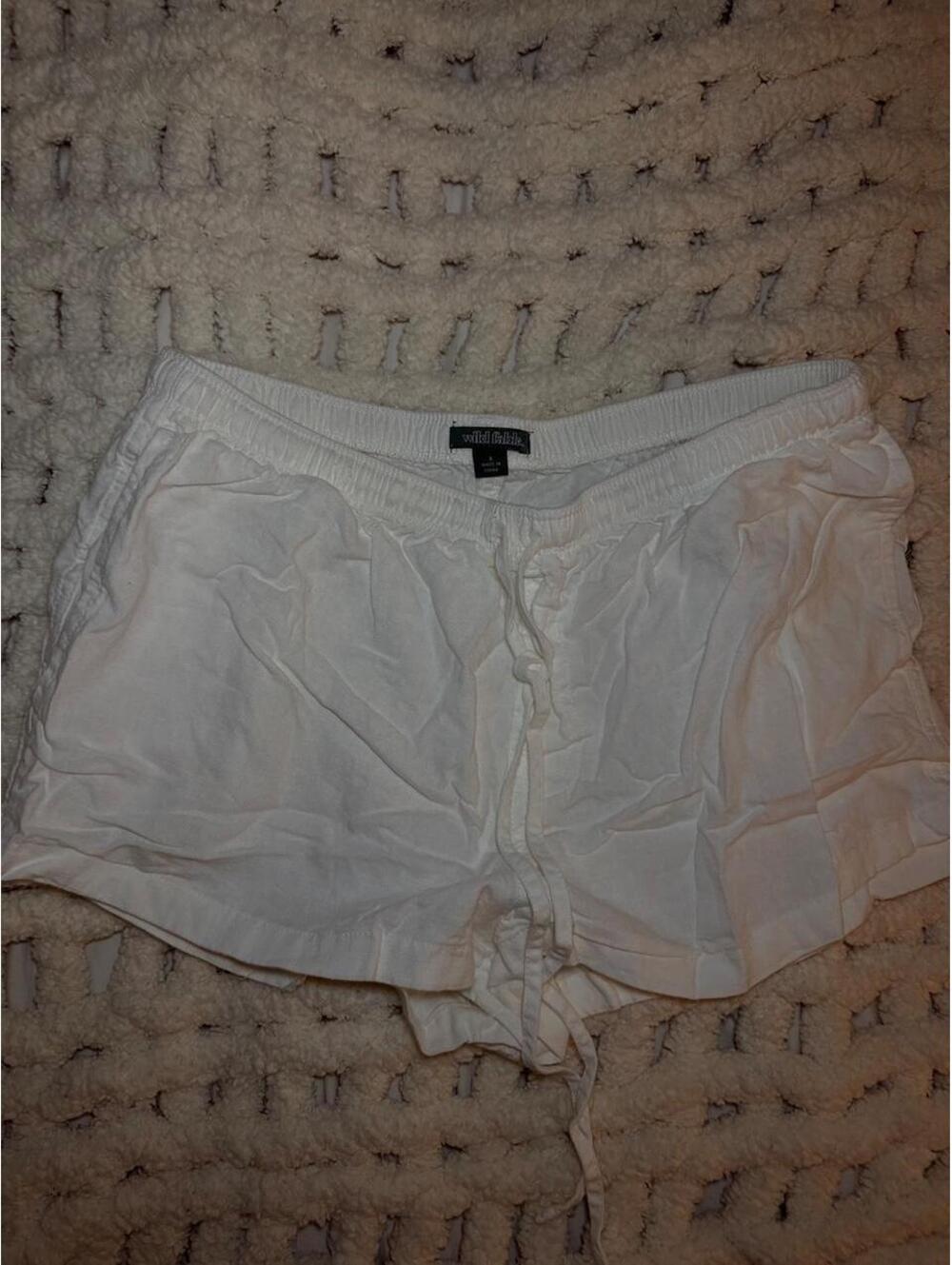 Wild Fable Women's White Shorts
